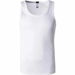 Auslauf 👍 HOM Tanktop Charles 401844/0003 Bio Baumwolle, Weiß ⭐