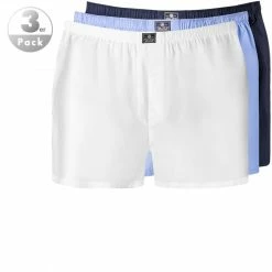 Bester Verkauf 👍 Polo Ralph Lauren Boxer 3er Pack 714825143/001 Boxershorts, Big&Tall, Baumwolle, Hellblau-navy-weiß, Blau-navy-weiß 🎉