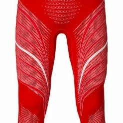 Bestes Angebot 👍 UYN Pants U100196/T020 Funktionspants, Mikrofaser, Rot gemustert, Rot-weiß 😍
