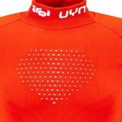 Brandneu 🛒 UYN T-Shirt U100195/T020 Funktionsshirt, Mikrofaser, Rot, Rot-weiß ❤️ -Wäsche Verkaufsladen 358986 norm2