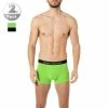 Am billigsten 😀 bruno banani Shorts 2er Pack Flow. 2203-1388/4220 Trunks, Baumwoll-Stretch, Leuchtgrün-schwarz, Apfelgrün-schwarz ⌛