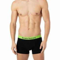 Am billigsten 😀 bruno banani Shorts 2er Pack Flow. 2203-1388/4220 Trunks, Baumwoll-Stretch, Leuchtgrün-schwarz, Apfelgrün-schwarz ⌛ -Wäsche Verkaufsladen 360784 norm2