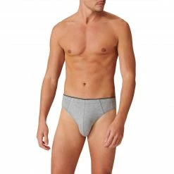 Neu 😉 Schiesser Supermini 173807/202 Slip, Baumwoll-Stretch, Grau meliert, Grau 😍