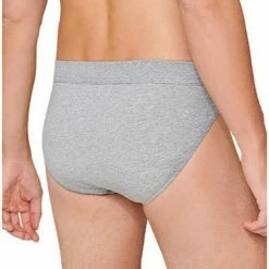 Brandneu 😉 Schiesser Rio-Slips 3er Pack 173815/202 Baumwoll-Stretch, Grau meliert, Grau ⌛ -Wäsche Verkaufsladen 362265 norm3