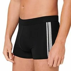 Am billigsten 😀 Schiesser Shorts 3er Pack 173816/000 Trunks, Baumwoll-Stretch, Schwarz 🔥 -Wäsche Verkaufsladen 362277 norm2