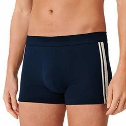 Bester Verkauf ⭐ Schiesser Shorts 3er Pack 173816/803 Trunks, Baumwoll-Stretch, Dunkelblau 🎉 -Wäsche Verkaufsladen 362280 norm2