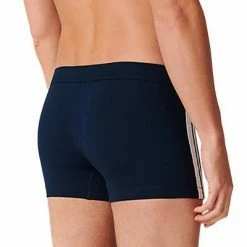 Bester Verkauf ⭐ Schiesser Shorts 3er Pack 173816/803 Trunks, Baumwoll-Stretch, Dunkelblau 🎉 -Wäsche Verkaufsladen 362280 norm3