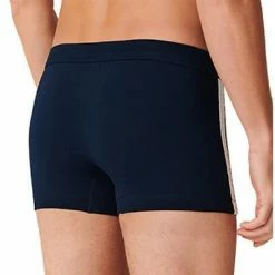 Bester Verkauf 😀 Schiesser Shorts 3er Pack 173816/904 Trunks, Baumwoll-Stretch, Schwarz-blau, Multicolor 🎉 -Wäsche Verkaufsladen 362281 norm3