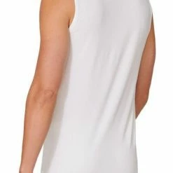 Neu ⭐ Schiesser Tank Top 2er Pack 173980/100 Tanktops, Baumwoll-Stretch, Weiß 💯 -Wäsche Verkaufsladen 362283 norm3