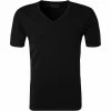 Rabatt 🎁 Schiesser T-Shirt 2er Pack 173982/000 T-Shirts, Baumwoll-Stretch, Schwarz 🧨