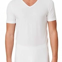 Bestpreis 🌟 Schiesser T-Shirt 2er Pack 173982/100 T-Shirts, Baumwoll-Stretch, Weiß ✔️ -Wäsche Verkaufsladen 362299 norm2