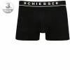 Coupon ❤️ Schiesser Shorts 3er Pack 173983/000 Trunks, Baumwoll-Stretch, Schwarz 👏