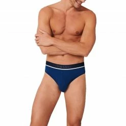 Besorgen 🔥 Schiesser Rio-Slip 3er Pack 173985/908 Slips, Baumwoll-Stretch, Marine, Blau-schwarz 👍