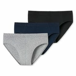 Top 10 🥰 Schiesser Supermini 3er Pack 173987/901 Slips, Baumwoll-Stretch, Grau-blau-schwarz, Schwarz-blau-grau 👍 -Wäsche Verkaufsladen 362333 norm4