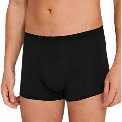 Schlussverkauf ❤️ Schiesser Shorts 3er Pack 173988/000 Trunks, Baumwoll-Stretch, Schwarz 🔔 -Wäsche Verkaufsladen 362334 norm2