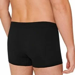 Schlussverkauf ❤️ Schiesser Shorts 3er Pack 173988/000 Trunks, Baumwoll-Stretch, Schwarz 🔔 -Wäsche Verkaufsladen 362334 norm3
