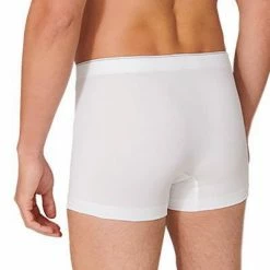 Auslauf 👏 Schiesser Shorts 174004/100 Trunk, Baumwolle, Weiß 🔔 -Wäsche Verkaufsladen 362338 norm3