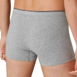 Rabatt 🎉 Schiesser Shorts 174004/202 Trunk, Baumwolle, Grau 🎉 -Wäsche Verkaufsladen 362339 norm3