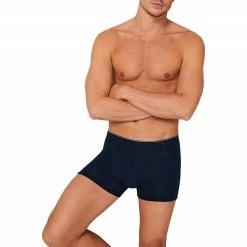 Am billigsten ⭐ Schiesser Shorts 174004/803 Trunk, Baumwolle, Dunkelblau 😍