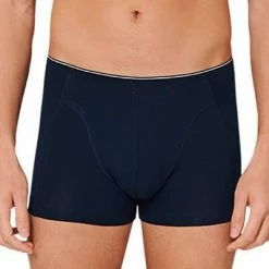 Am billigsten ⭐ Schiesser Shorts 174004/803 Trunk, Baumwolle, Dunkelblau 😍 -Wäsche Verkaufsladen 362340 norm2