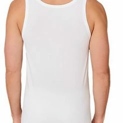 Auslauf 🔔 Schiesser Unterhemd 2er Pack 176038/100 Tanktops, Bio Baumwolle, Weiß 🔥 -Wäsche Verkaufsladen 362344 norm3
