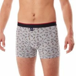 Beste Bewertungen von ⌛ MC ALSON Jersey Boxer-Shorts J4201/grau Trunk, Baumwoll-Jersey, Grau gemustert ✨ -Wäsche Verkaufsladen 362699 norm2