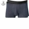 Beste Bewertungen von 🎁 bugatti Boxer Briefs 2er Pack 50188/6061/635 Trunks, Baumwoll-Stretch, Blau gemustert, Blau ✔️
