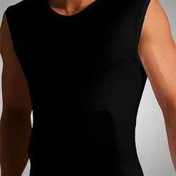Blitzangebot 🎁 Novila Natural Comfort Under-Shirt 8036/01/28 Tanktop, Mako-Baumwolle, Schwarz, Schwarz (28) 😉