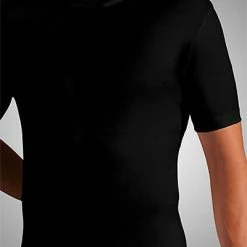 Bestes Angebot ✨ Novila Natural Comfort American-Shirt 8036/03/28 T-Shirt, Mako-Baumwolle, Schwarz, Schwarz (28) 🛒