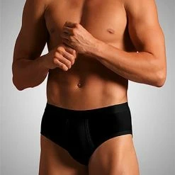 Billig 🧨 Novila Natural Comfort Sport-Slip 8036/13/28 Mako-Baumwolle, Schwarz, Schwarz (28) ⌛