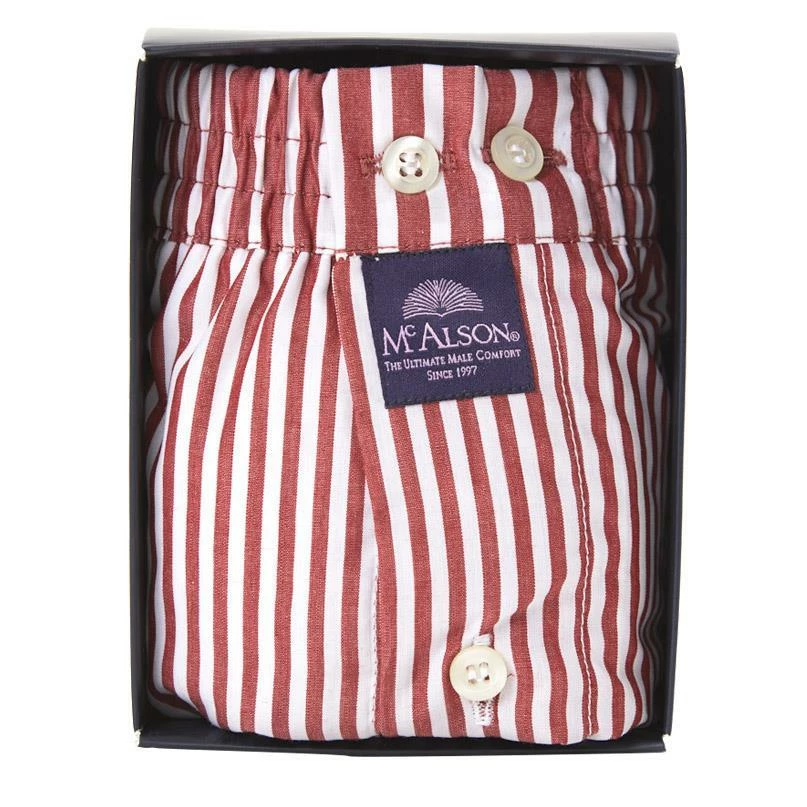 Neu 🛒 MC ALSON Boxer-Shorts 0233/rot-weiß Boxershorts, Baumwolle, Kirschrot-weiß 🛒 4 Neu 🛒 MC ALSON Boxer-Shorts 0233/rot-weiß Boxershorts, Baumwolle, Kirschrot-weiß 🛒 – Bild 4