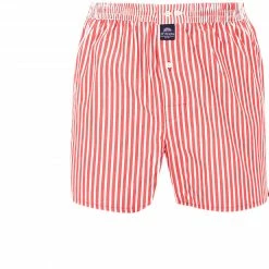 Bester Verkauf 💯 MC ALSON Boxer-Shorts 0236/rot-weiß Boxershorts, Baumwolle 🤩