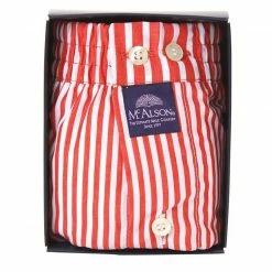 Bester Verkauf 💯 MC ALSON Boxer-Shorts 0236/rot-weiß Boxershorts, Baumwolle 🤩 -Wäsche Verkaufsladen 363887 norm3