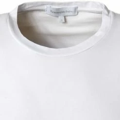 Am billigsten 🔔 Ermenegildo Zegna Stre. Cot. T-Shirt N2M20005/100 Baumwolle, Weiß ⭐ -Wäsche Verkaufsladen 364794 norm2