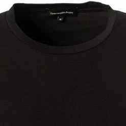 Bester Verkauf ⌛ Ermenegildo Zegna Stre. Cot. T-Shirt N2M20005/001 Baumwolle, Schwarz 🎉 -Wäsche Verkaufsladen 364795 norm2