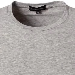 Aktion 👍 Ermenegildo Zegna Stre. Cot. T-Shirt N2M20005/020 Baumwolle, Grau meliert, Grau 🔔 -Wäsche Verkaufsladen 364796 norm2