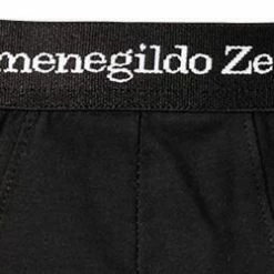 Budget ⌛ Ermenegildo Zegna Stretch Cotton Midi N2L61005/001 Slip, Baumwoll-Stretch, Schwarz 🥰 -Wäsche Verkaufsladen 364806 norm2