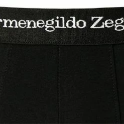 Schlussverkauf 🔥 Ermenegildo Zegna Stret. Cotton Trunk N2LC6005/001 Baumwoll-Stretch, Schwarz 🛒 -Wäsche Verkaufsladen 364814 norm2