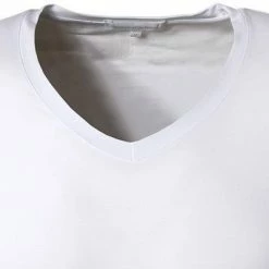 Besorgen ✔️ Ermenegildo Zegna Micromodal V-Shirt N2M80006/100 T-Shirt, Mikrofaser, Weiß 🔥 -Wäsche Verkaufsladen 364845 norm2