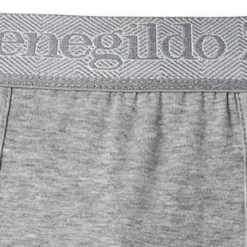 Brandneu 😉 Ermenegildo Zegna Bi Pack Boxer N2X44008/020 Trunks, Baumwoll-Stretch, Grau meliert, Grau 🌟 -Wäsche Verkaufsladen 364851 norm2