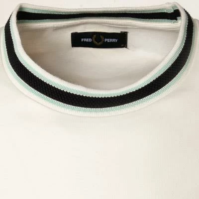 Blitzangebot 🎉 Fred Perry T-Shirt M1637/129 Longsleeve, Baumwolle, Wollweiß, Schneeweiß 🌟 3 Blitzangebot 🎉 Fred Perry T-Shirt M1637/129 Longsleeve, Baumwolle, Wollweiß, Schneeweiß 🌟 – Bild 3