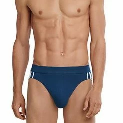 Budget ❤️ Schiesser Rio-Slips 3er Pack 173815/908 Bio Baumwoll-Stretch, Navy-petrol-schwarz, Blau-petrol 👏 -Wäsche Verkaufsladen 366202 norm2