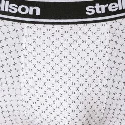 Blitzangebot 🎉 Strellson Shorts 3er Pack 531440/754 Trunks, Baumwoll-Stretch, Navy-weiß gemustert, Weiß-navy-multicolor 🎉 -Wäsche Verkaufsladen 366772 norm5