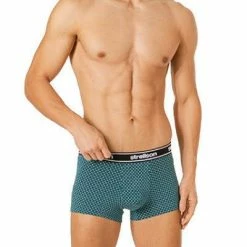 Beste Bewertungen von 😉 Strellson Shorts 3er Pack 531432/702 Trunks, Baumwoll-Stretch, Navy-petrol gemustert, Petrol-navy 😀 -Wäsche Verkaufsladen 366775 norm2