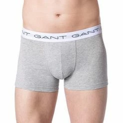 Bester Verkauf 🎁 Gant Trunks 3er Pack 900003003/93 Baumwoll-Stretch, Schwarz-weiß-grau, Grau-schwarz-weiß 🔥 -Wäsche Verkaufsladen 367693 norm3