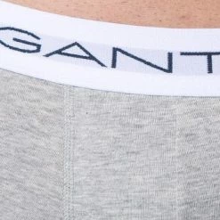 Bester Verkauf 🎁 Gant Trunks 3er Pack 900003003/93 Baumwoll-Stretch, Schwarz-weiß-grau, Grau-schwarz-weiß 🔥 -Wäsche Verkaufsladen 367693 norm5