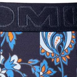 Aktion 💯 HOM Boxer Briefs Morgiou 402124/P0RA Trunks, Mikrofaser, Blau-orange, Marine 🤩 -Wäsche Verkaufsladen 369904 norm2