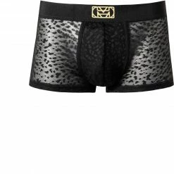 Budget ❤️ HOM Trunk Apollon 402083/J004 Mikrofaser-Stretch semitransparent, Schwarz 🎁