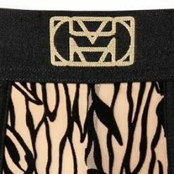 Bester Verkauf 💯 HOM Trunk Adonis 402049/J004 Mikrofaser-Stretch semitransparent, Beige-schwarz, Gemustert, Schwarz ⭐ -Wäsche Verkaufsladen 369908 norm2