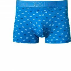 Coupon 🤩 HOM Boxer Briefs HO1 Vauban 402111/I0BI Trunk, Baumwolle-Modal, Capriblau gemustert, Blau 😍